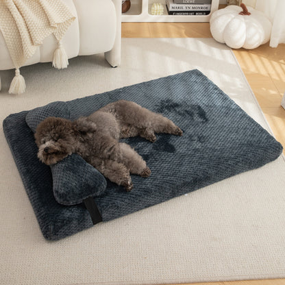 Comfortable Pineapple Plaid Winter Warm Pet Mat